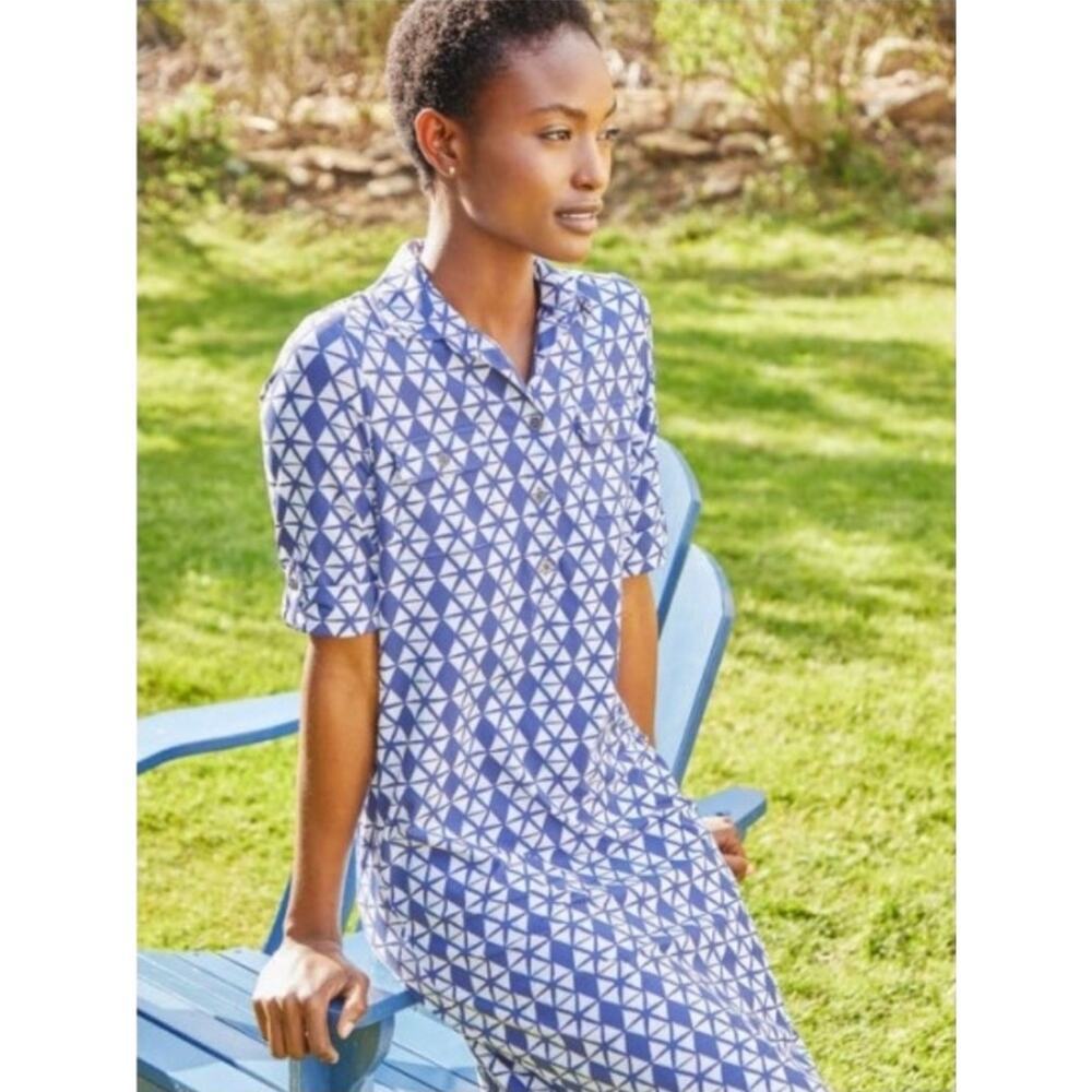 J. Mclaughlin Lawrence Geometric Print Catalina Cloth Dress